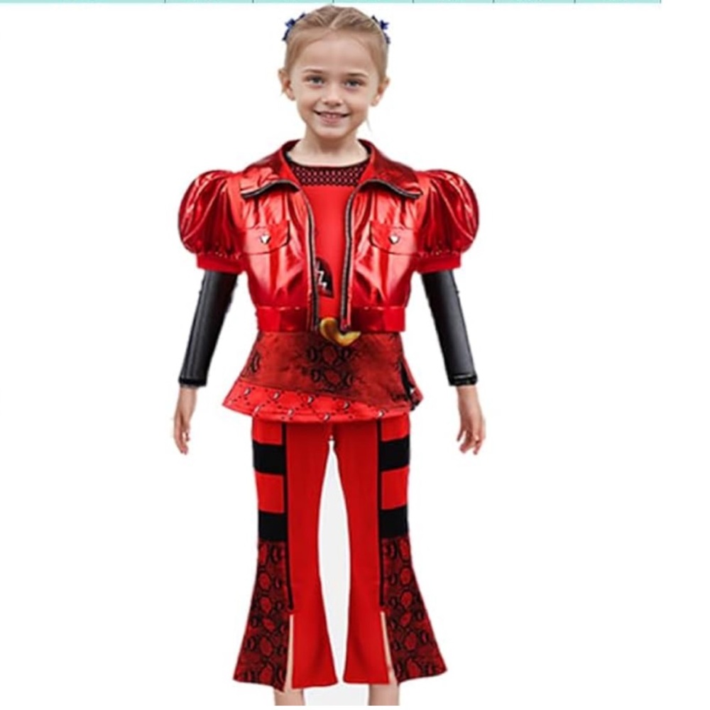 THE RISE OF RED DESCENDANTS Halloween Costume For girls size 5-6Y